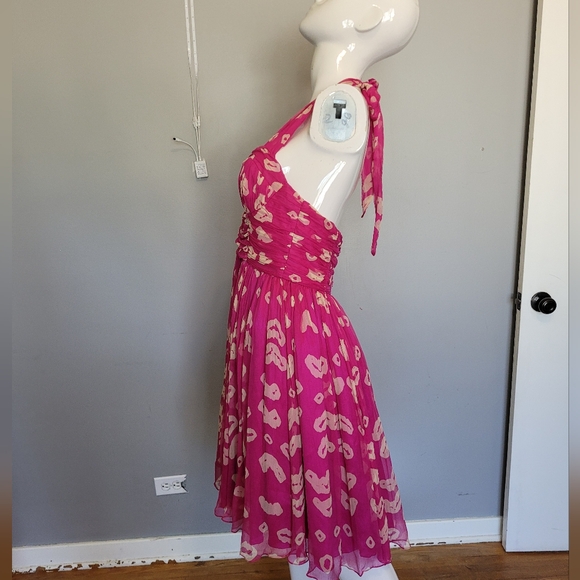 French Connection Lady Laguna Halter Dress, GUC, Size 6 - Picture 6 of 9